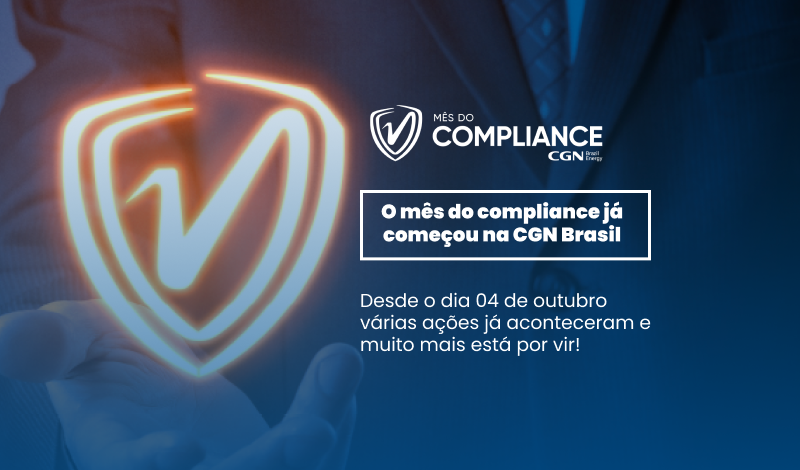 O mês do compliance já começou na CGN Brasil!