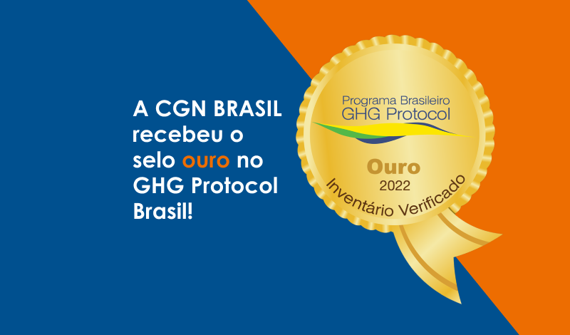 A CGN Brasil recebeu o selo ouro no GHG Protocol Brasil!