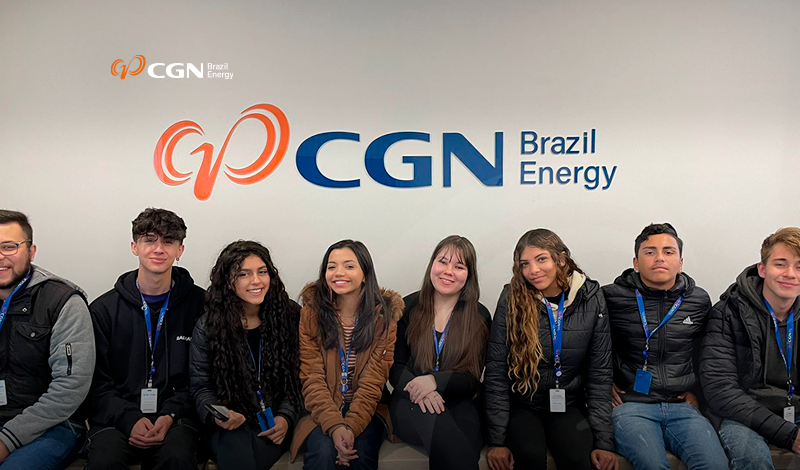 Jovens aprendizes em ação: CGN Brasil dá as boas-vindas à sua primeira turma! 