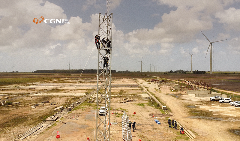 Treinamento de montagem de torres de emergência reforça compromisso da CGN Brasil com a energia sustentável