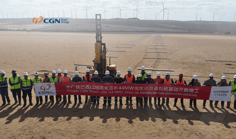 CGN Brasil inicia cravação das estacas do projeto LDB Associado