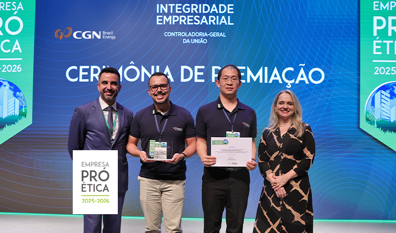 CGNBE conquista o selo Empresa Pró-Ética 2025-2026 da CGU